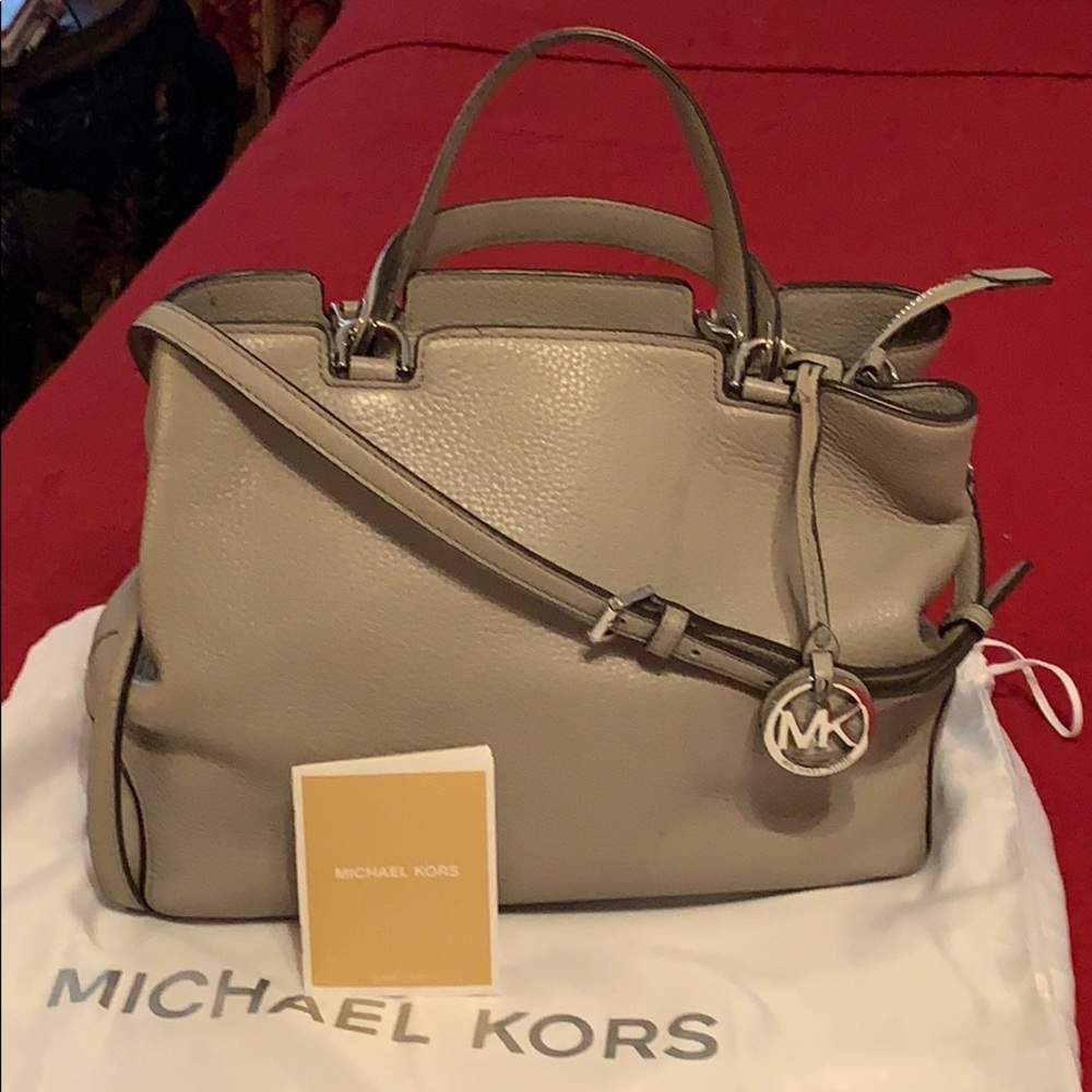Michael Kors Satchel Purse - Gray